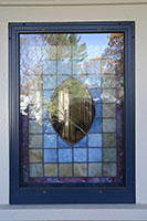 Stained and Leaded Glass Protection - AOL-A with Invisible Clips - Custom Color